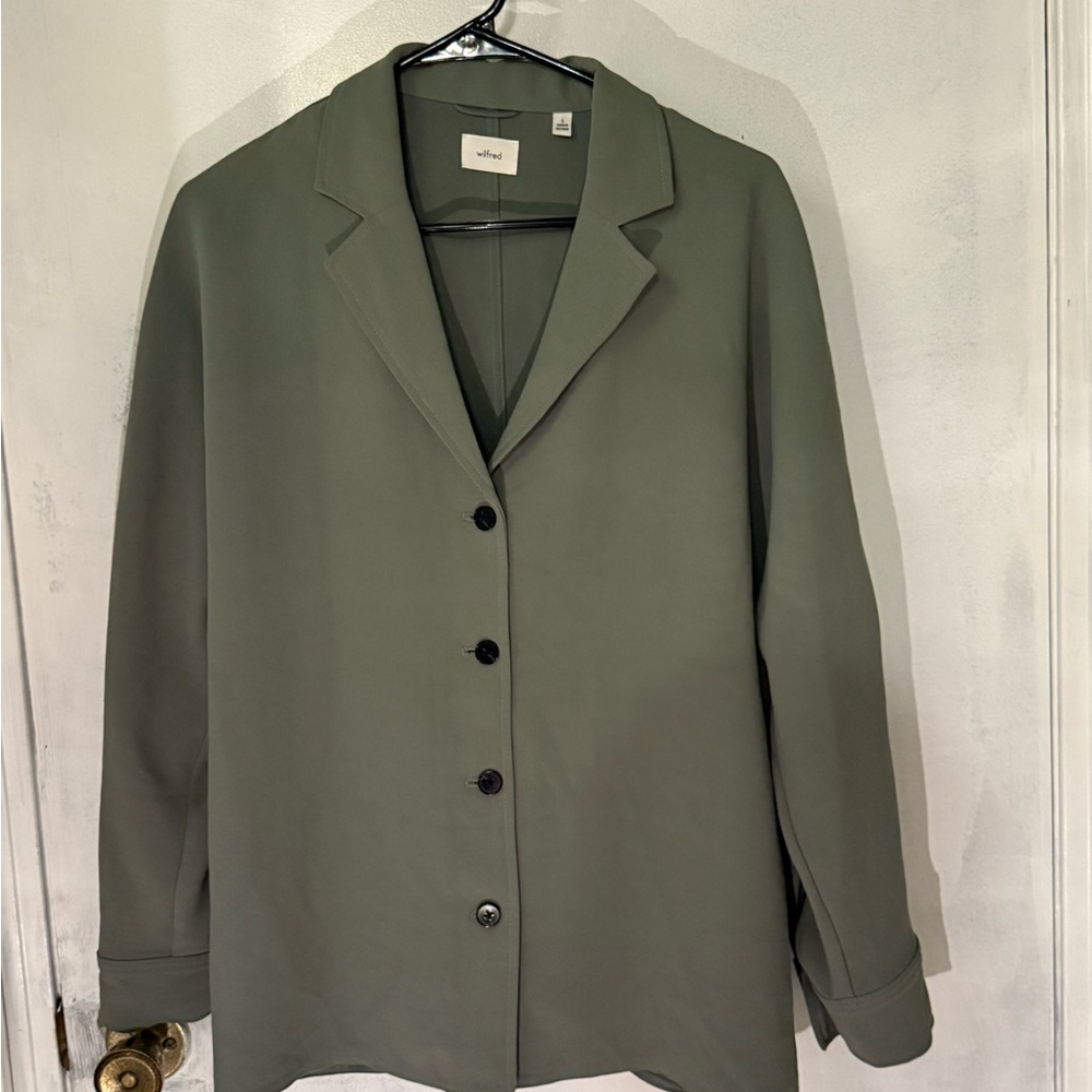 Aritzia Wilfred Olive Blazer
